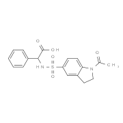 {[(1-Acetyl-2,3-dihydro-1H-indol-5-yl)sulfonyl]-amino}(phenyl)acetic acid