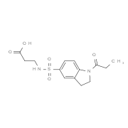 3-{[(1-Propionyl-2,3-dihydro-1H-indol-5-yl)-sulfonyl]amino}propanoic acid