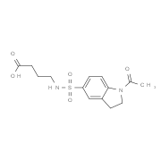 4-{[(1-Acetyl-2,3-dihydro-1H-indol-5-yl)sulfonyl]-amino}butanoic acid