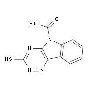 5-Carboxy-3-mercapto-1,2,4-triazino-[5,6-b]indole