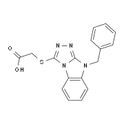 [(9-Benzyl-9H-[1,2,4]triazolo[4,3-a]benzimidazol-3-yl)thio]acetic acid
