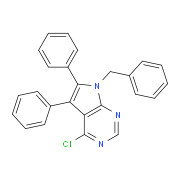 7-Benzyl-4-chloro-5,6-diphenyl-7H-pyrrolo[2,3-d]pyrimidine