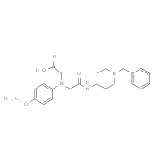 [{2-[(1-Benzylpiperidin-4-yl)amino]-2-oxoethyl}-(4-methoxyphenyl)amino]acetic acid