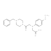 [[2-(4-Benzylpiperazin-1-yl)-2-oxoethyl]-(4-methoxyphenyl)amino]acetic acid