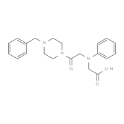 [[2-(4-Benzylpiperazin-1-yl)-2-oxoethyl](phenyl)-amino]acetic acid