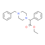 Ethyl 2-(4-benzylpiperazino)-2-phenylacetate