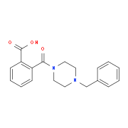 2-[(4-Benzyl-1-piperazinyl)carbonyl]benzoic acid