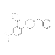 Methyl 2-(4-benzylpiperazino)-5-nitrobenzenecarboxylate