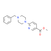 Methyl 6-(4-benzylpiperazino)nicotinate