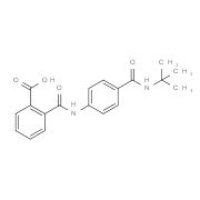 2-({4-[(tert-Butylamino)carbonyl]anilino}carbonyl)benzoic acid