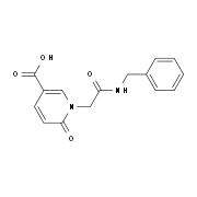 1-(Benzylcarbamoyl-methyl)-6-oxo-1,6-dihydro-pyridine-3-carboxylic acid