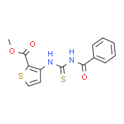 Methyl 3-{[(benzoylamino)carbothioyl]amino}-2-thiophenecarboxylate