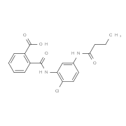 2-{[5-(Butyrylamino)-2-chloroanilino]-carbonyl}benzoic acid