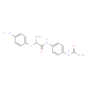 N-[4-(Acetylamino)phenyl]-2-[(4-aminophenyl)thio]-propanamide