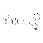 N-(4-Acetylamino-phenyl)-2-(1-cyclohexyl-1H-tetrazol-5-ylsulfanyl)-acetamide