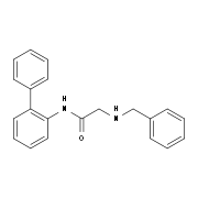 2-Benzylamino-N-biphenyl-2-yl-acetamide