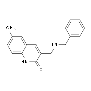 3-(Benzylamino-methyl)-6-methyl-1H-quinolin-2-one