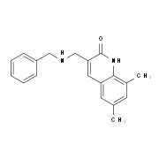 3-(Benzylamino-methyl)-6,8-dimethyl-1H-quinolin-2-one