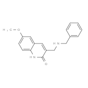 3-(Benzylamino-methyl)-6-methoxy-1H-quinolin-2-one