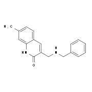 3-(Benzylamino-methyl)-7-methyl-1H-quinolin-2-one