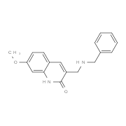 3-(Benzylamino-methyl)-7-methoxy-1H-quinolin-2-one