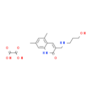 3-[(3-Hydroxy-propylamino)-methyl]-5,7-dimethyl-1H-quinolin-2-one oxalate