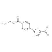 4-(5-Chlorocarbonyl-furan-2-yl)-benzoic acid ethylester
