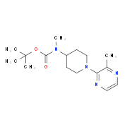 Methyl-[1-(3-methyl-pyrazin-2-yl)-piperidin-4-yl]-carbamic acid tert-butyl ester