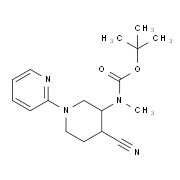 (4 -Cyano-3,4,5,6-tetrahydro-2H-[1,2 ]bipyridinyl-3-yl)-methyl-carbamic acid tert-butyl ester