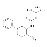(4 -Cyano-3,4,5,6-tetrahydro-2H-[1,2 ]bipyridinyl-3-yl)-carbamic acid tert-butyl ester