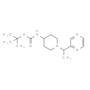 [1-(1-Pyrazin-2-yl-ethyl)-piperidin-4-yl]-carbamic acid tert-butyl ester