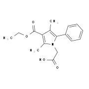 [3-(Ethoxycarbonyl)-2,4-dimethyl-5-phenyl-1H-pyrrol-1-yl]acetic acid