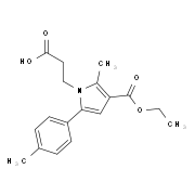 3-[3-(Ethoxycarbonyl)-2-methyl-5-(4-methylphenyl)-1H-pyrrol-1-yl]propanoic acid