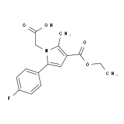 [3-(Ethoxycarbonyl)-5-(4-fluorophenyl)-2-methyl-1H-pyrrol-1-yl]acetic acid