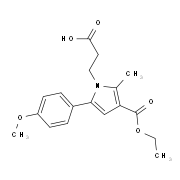 3-[3-(Ethoxycarbonyl)-5-(4-methoxyphenyl)-2-methyl-1H-pyrrol-1-yl]propanoic acid