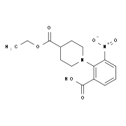 2-[4-(Ethoxycarbonyl)piperidin-1-yl]-3-nitrobenzoic acid