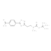 4-(3-{2-[(tert-Butoxycarbonyl)(methyl)amino]-ethyl}-1,2,4-oxadiazol-5-yl)benzoic acid