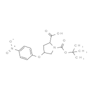 (2S,4S)-1-(tert-Butoxycarbonyl)-4-(4-nitro-phenoxy)-2-pyrrolidinecarboxylic acid