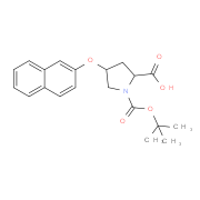 (2S,4S)-1-(tert-Butoxycarbonyl)-4-(2-naphthyloxy)-2-pyrrolidinecarboxylic acid