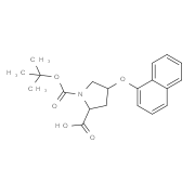 (2S,4S)-1-(tert-Butoxycarbonyl)-4-(1-naphthyloxy)-2-pyrrolidinecarboxylic acid