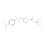 3-(4-Nitro-benzenesulfonylmethyl)-pyrrolidine-1-carboxylic acid tert-butyl ester