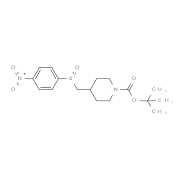 4-(4-Nitro-benzenesulfinylmethyl)-piperidine-1-carboxylic acid tert-butyl ester