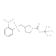 tert-butyl-3-((2-nitrophenylsulfonyl)methyl)pyrrolidine-1-carboxylate