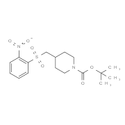 tert-butyl-4-((2-nitrophenylsulfonyl)methyl)piperidine-1-carboxylate