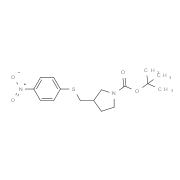 3-(4-Nitro-phenylsulfanylmethyl)-pyrrolidine-1-carboxylic acid tert-butyl ester