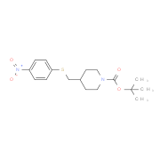 4-(4-Nitro-phenylsulfanylmethyl)-piperidine-1-carboxylic acid tert-butyl ester