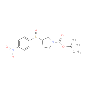 (R)-3-(4-Nitro-benzenesulfinyl)-pyrrolidine-1-carboxylic acid tert-butyl ester