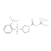 (S)-tert-butyl-3-(2-nitrophenylsulfonyl)pyrrolidine-1-carboxylate