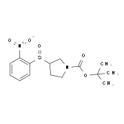 tert-butyl-3-(2-nitrophenylsulfinyl)pyrrolidine-1-carboxylate