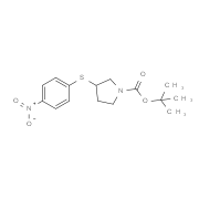 3-(4-Nitro-phenylsulfanyl)-pyrrolidine-1-carboxylic acid tert-butyl ester